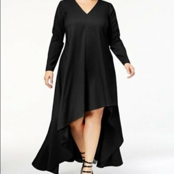 NWOT Monif C Women's High Low Plus Size Dress Size 1X 14/16 - Picture 1 of 4